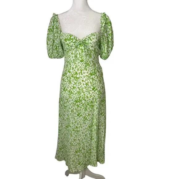 faithfull the brand off the shoulder dress Faithfull The Brand Off-The-Shoulder Tassel-Tie Dress